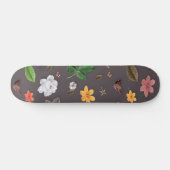 Gele bloemen en witte rozen 26 persoonlijk skateboard (Horizontaal)