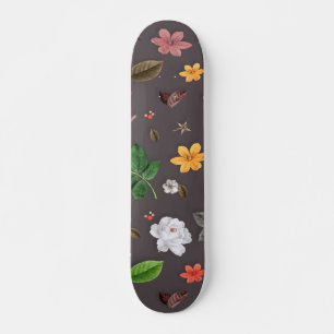 Gele bloemen en witte rozen 26 persoonlijk skateboard