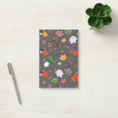 Gele bloemen en witte rozen 26 post-it® notes (Kantoor)
