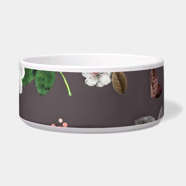 Gele bloemen en witte rozen 26 voerbakje (Voorkant)