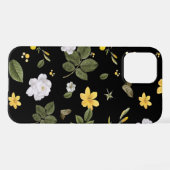 Gele bloemen en witte rozen 2 iPhone hoesje (Achterkant horizontaal)