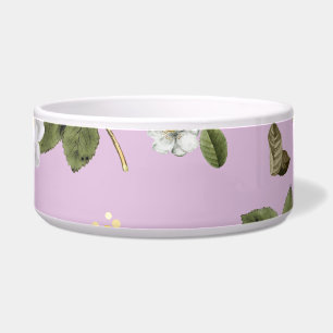 Gele bloemen en witte rozen 5 voerbakje