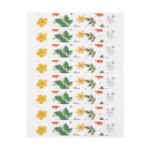 Gele bloemen en witte rozen 7 (Vel)