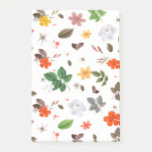 Gele bloemen en witte rozen 7 post-it® notes (Voorkant)