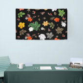 Gele bloemen en witte rozen 8 spandoek (Beurs)