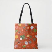 Gele bloemen en witte rozen 9 tote bag (Voorkant)