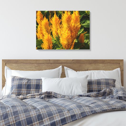 Gele bloemen Enkele print (Insitu (Slaapkamer))