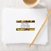 Gele Bloemen Etiket (Insitu)