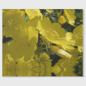 Gele Bloemen Foto, Zomer Inpakpapier (Vlak)