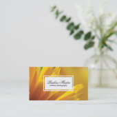 Gele bloemen | Fotografie buiten Visitekaartje (Staand voorkant)