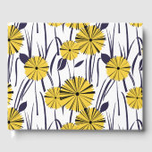 Gele bloemen gastenboek (Voorkant)