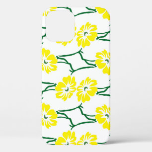 Gele bloemen: geïllustreerd naadloos patroon Case-Mate iPhone case
