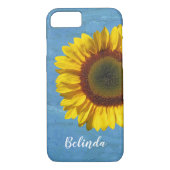Gele bloemen, gepersoaniseerd Case-Mate iPhone case (Achterkant)
