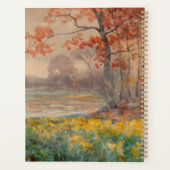 Gele bloemen grijze dag, 1911 planner (Achterkant)