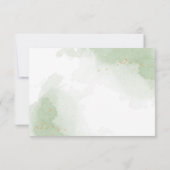 gele bloemen groenbaars bedankkaart (Achterkant)