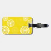 Gele bloemen in de zomer Bagage label (Achterkant horizontaal)