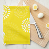 Gele bloemen in de zomer Handdoek (Quarter Fold)