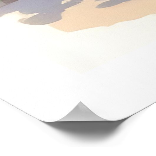  Gele Bloemen in Watering Can Poster (Hoek)