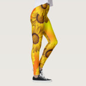 Gele bloemen in zonlicht leggings (Rechts)