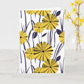 Gele bloemen kaart (Gele Bloem)