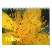 Gele bloemen kalender (Hoes)