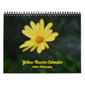 Gele Bloemen Kalender Kunstfotografie (Hoes)
