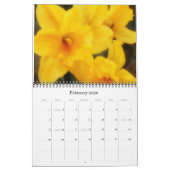 Gele Bloemen Kalender Kunstfotografie (Feb 2026)