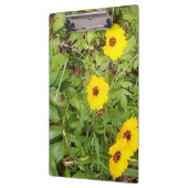 Gele bloemen klembord (Links)