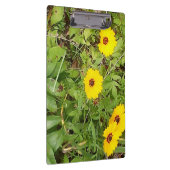 Gele bloemen klembord (Rechts)