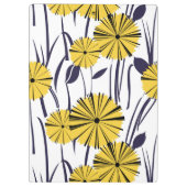 Gele bloemen klembord (Achterkant)
