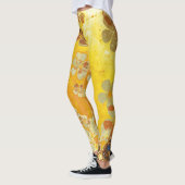 Gele bloemen leggings (Links)