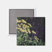 Gele Bloemen Magneet (Voorkant / Achterkant)
