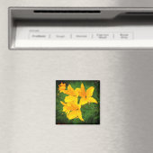 Gele bloemen magneet (Insitu (Vaatwasser))