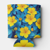 Gele bloemen - Mediterraan Blikjeskoeler (Achterkant)