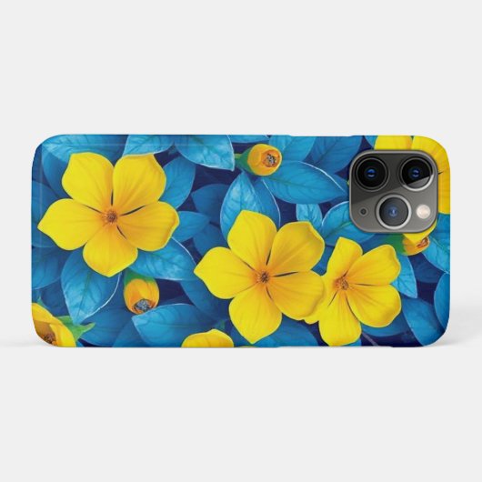 Gele bloemen - Mediterraan Case-Mate iPhone Case (Achterkant (horizontaal))