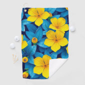 Gele bloemen - Mediterraan Golfhanddoek (Insitu)