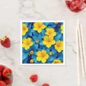 Gele bloemen - Mediterraan Servet (Insitu)