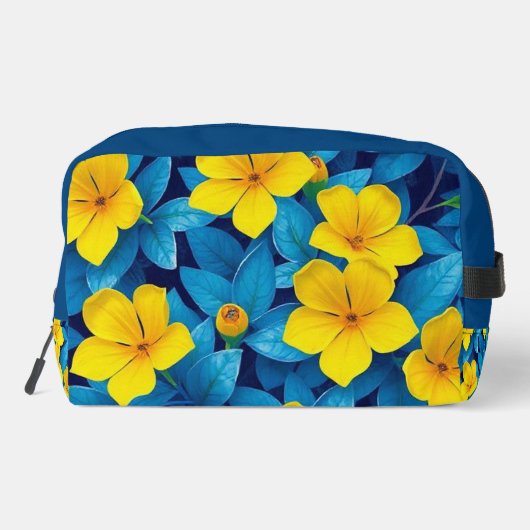 Gele bloemen - Mediterraan Toilettasje (Achterkant)