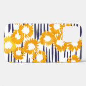 Gele bloemen: met de hand beschilderd  Case-Mate iPhone case (Achterkant (horizontaal))