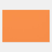 Gele bloemen met Oranje en Paarse bladeren Inpakpapier Vel (Voorkant 2)