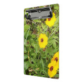 Gele bloemen mini klembord (Angled2)