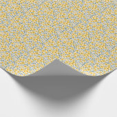 Gele bloemen: moderne bloemen naadloos. cadeaupapier (Hoek)