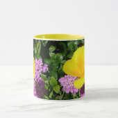 gele bloemen mok (Midden)