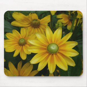 Gele bloemen muismat