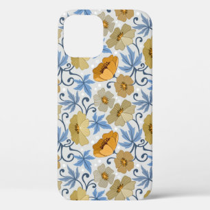 Gele Bloemen: Naadloos Textielontwerp Case-Mate iPhone Case