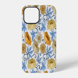 Gele Bloemen: Naadloos Textielontwerp iPhone 12 Hoesje