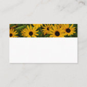  gele bloemen natuur foto aangepast visitekaartje (Achterkant)