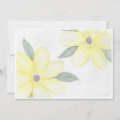 Gele Bloemen Notitiekaarten (Voorkant)