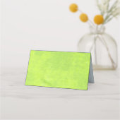 Gele bloemen op Abstract Groen Monogram Afsprakenkaart (Achterkant)