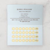 Gele bloemen op Abstract Groen Monogram Afsprakenkaart (Binnenkant ongevouwen)